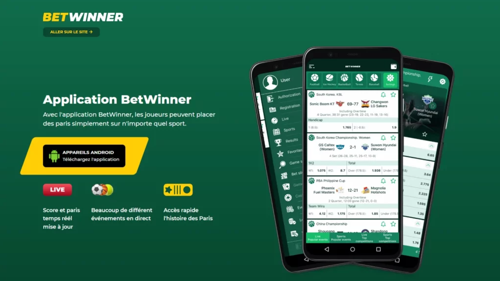 Découvrez Betwinner Bookmaker  Votre Partenaire de Paris Sportifs